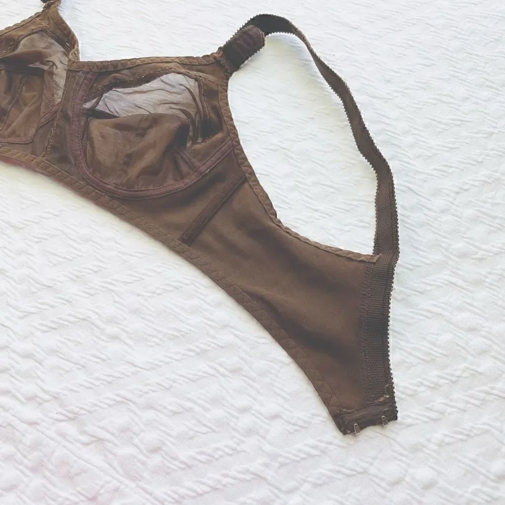 BUY 1 GET 1 FREE Taille Europe 70 brown unlined lingerie well made